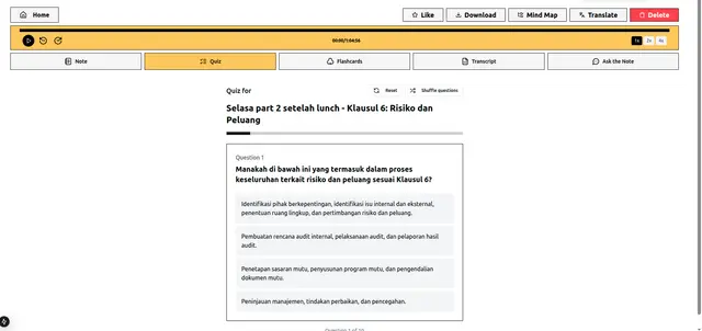 Build an Active Recall Routine with AI-Generated Quizzes - NoteSpark AI
