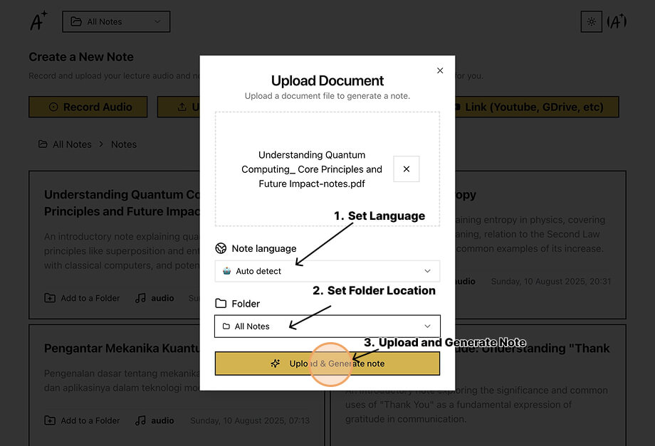 Language Folder Upload