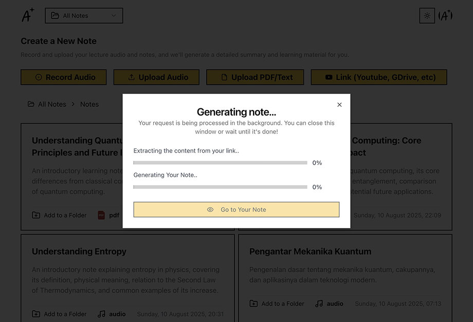 Wait for Transcription